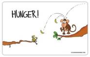 Frühstücksbrettchen Affen-Hunger! 
