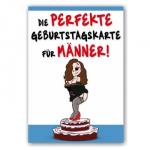 Perfekte Männer-Geburtstagskarte 