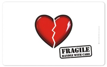 Frühstücksbrettchen Fragile 