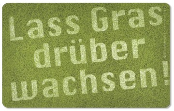 Frühstücksbrettchen Gras drüber wachsen 