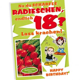 Karte 18 - Scharfes Radieschen 