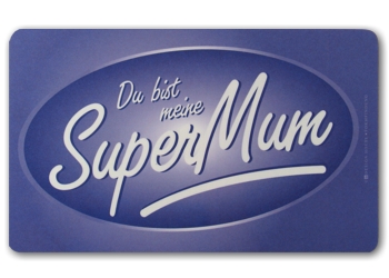 Frühstücksbrettchen Super Mum 