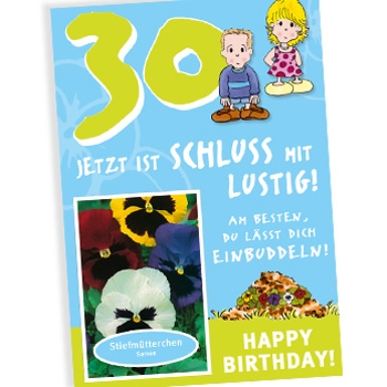 Karte 30 - Stiefmütterchen 