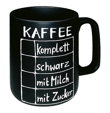 Tasse Schiefertafel 