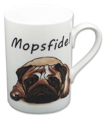 Tasse Mopsfidel 